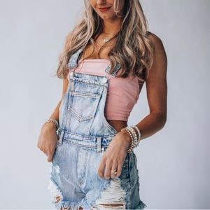 Palmetto Overall Shorts